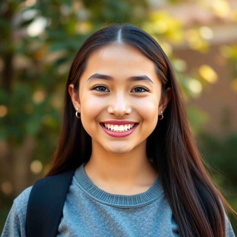 Another satisfied student portrait
